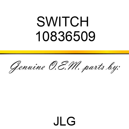 SWITCH  10836509