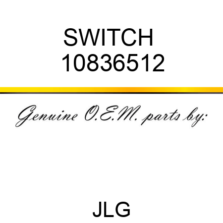 SWITCH  10836512