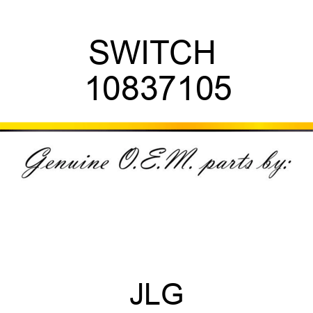 SWITCH  10837105