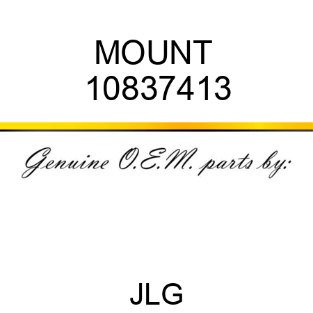 MOUNT  10837413