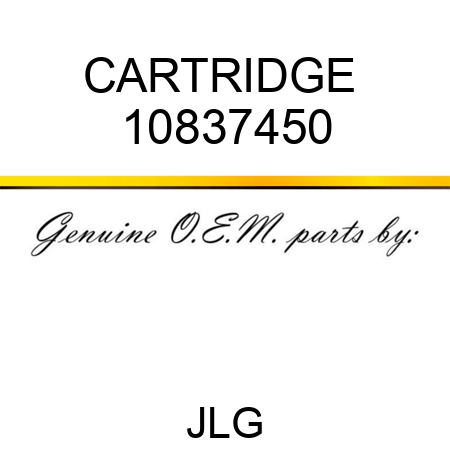 CARTRIDGE  10837450