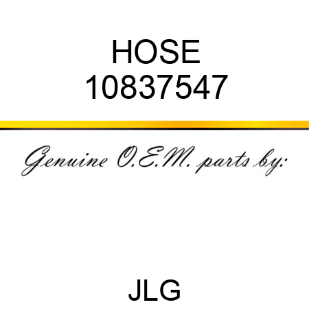 HOSE 10837547