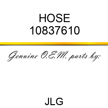 HOSE 10837610