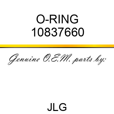 O-RING 10837660