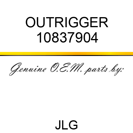 OUTRIGGER 10837904