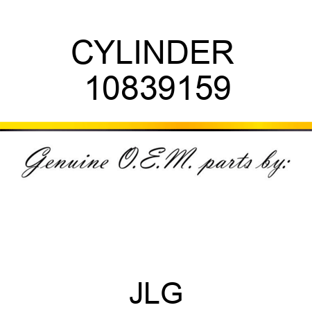 CYLINDER  10839159
