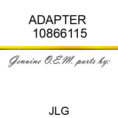 ADAPTER  10866115