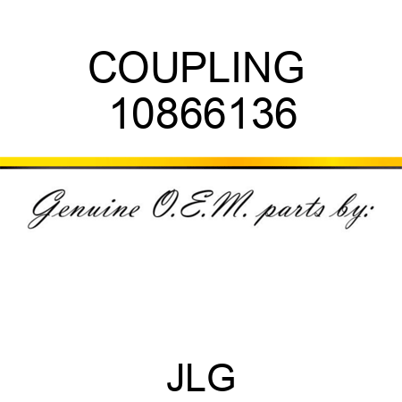 COUPLING  10866136