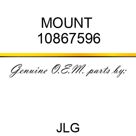 MOUNT  10867596