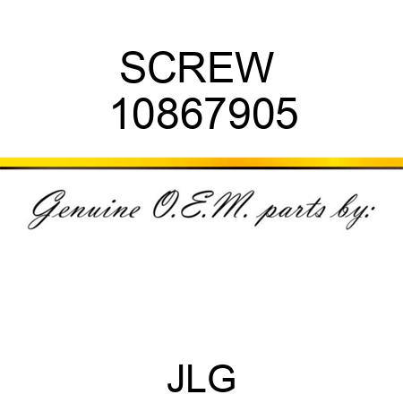 SCREW  10867905