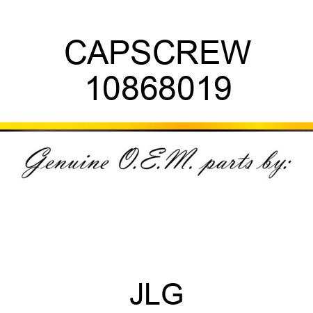 CAPSCREW 10868019