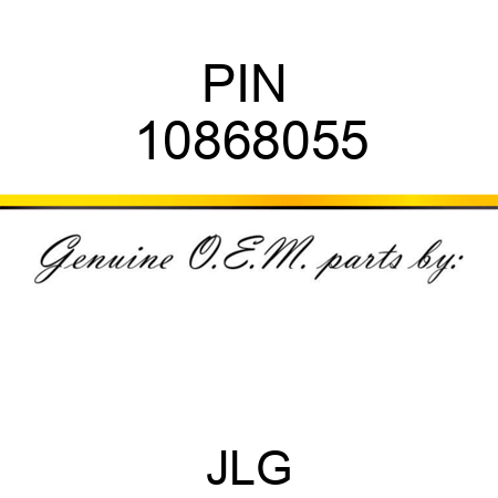 PIN  10868055