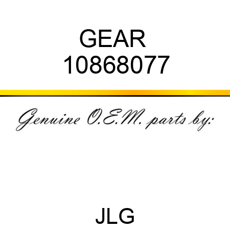 GEAR  10868077
