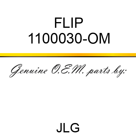 FLIP 1100030-OM