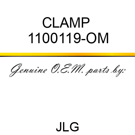 CLAMP  1100119-OM