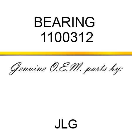 BEARING  1100312