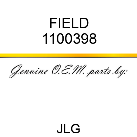 FIELD 1100398