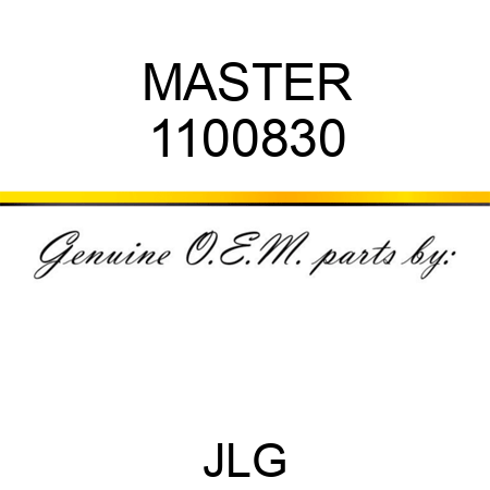 MASTER 1100830