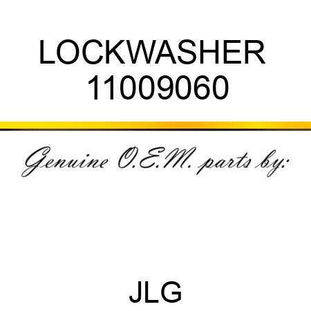 LOCKWASHER  11009060