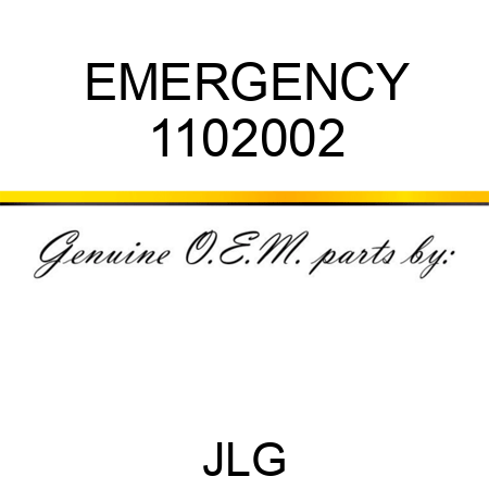 EMERGENCY 1102002
