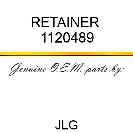 RETAINER  1120489