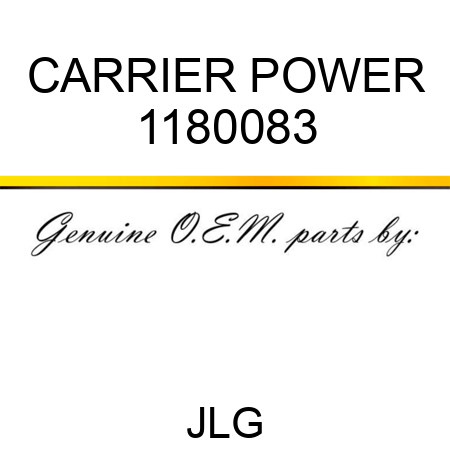 CARRIER POWER 1180083