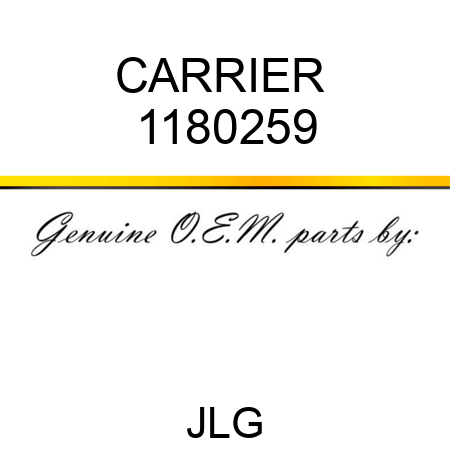 CARRIER  1180259
