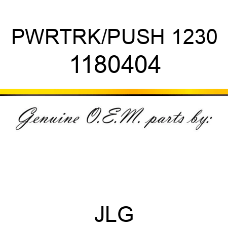 PWRTRK/PUSH 1230 1180404