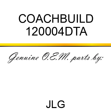COACHBUILD 120004DTA