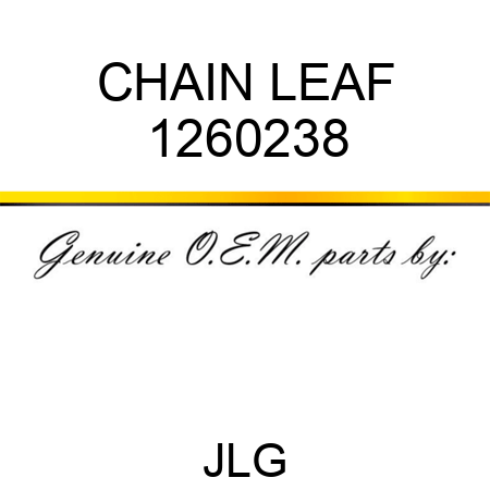 CHAIN LEAF 1260238