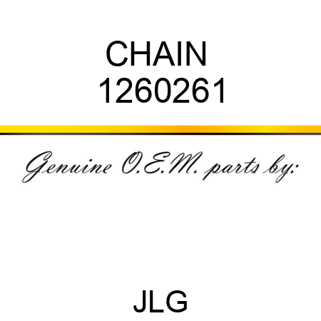 CHAIN  1260261