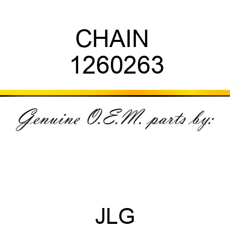 CHAIN  1260263