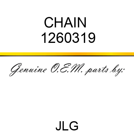 CHAIN  1260319
