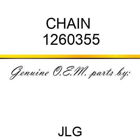 CHAIN  1260355