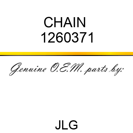 CHAIN  1260371