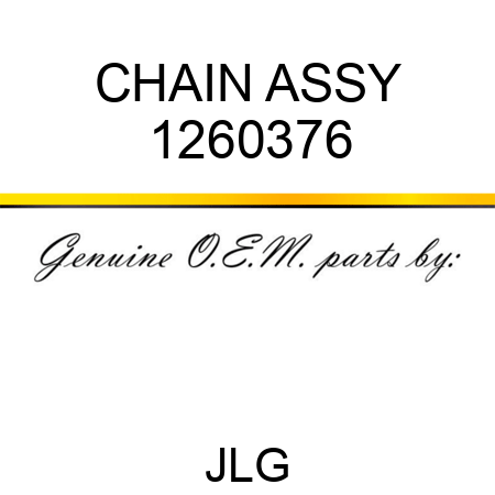 CHAIN ASSY 1260376