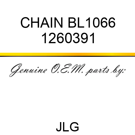 CHAIN BL1066 1260391