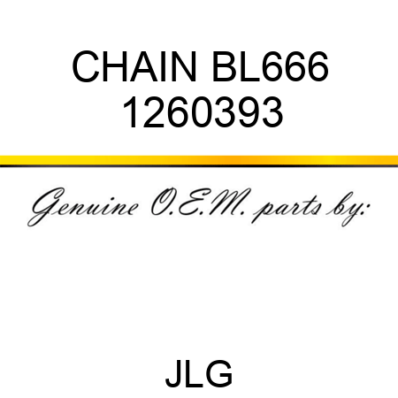 CHAIN BL666 1260393