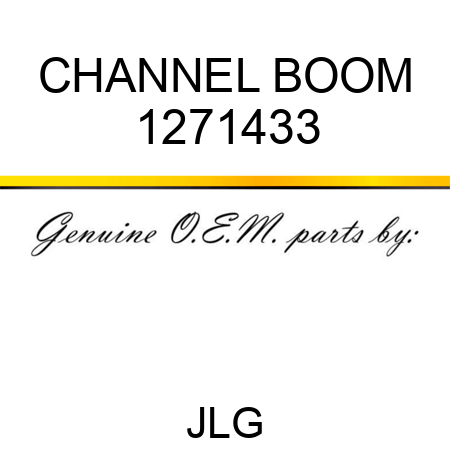 CHANNEL BOOM 1271433