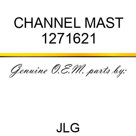 CHANNEL MAST 1271621