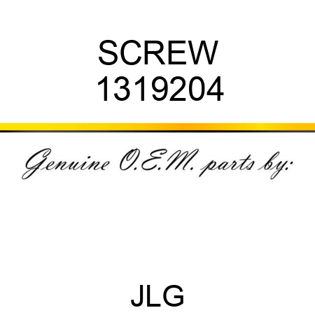 SCREW 1319204