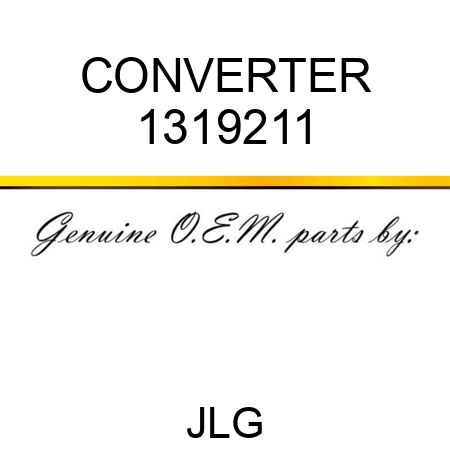 CONVERTER 1319211