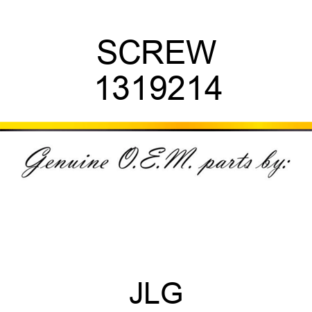 SCREW 1319214