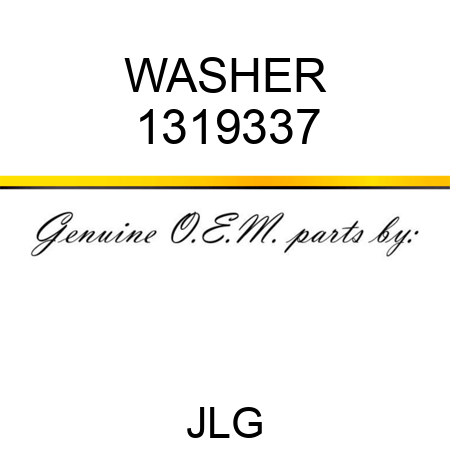 WASHER 1319337