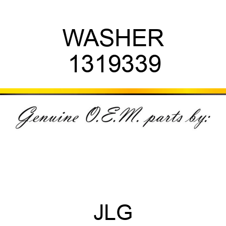 WASHER 1319339