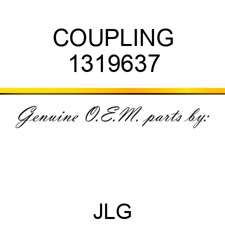 COUPLING 1319637