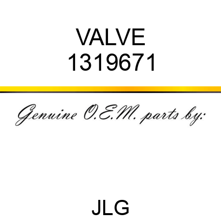 VALVE 1319671