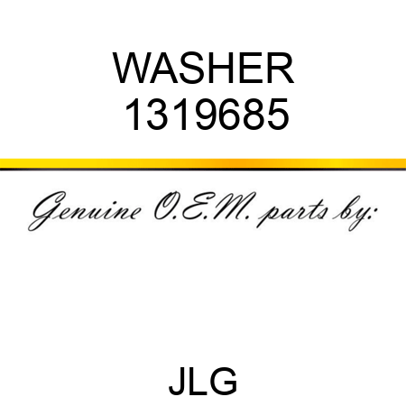 WASHER 1319685