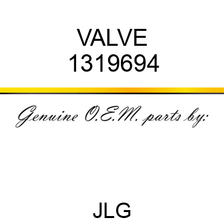 VALVE 1319694