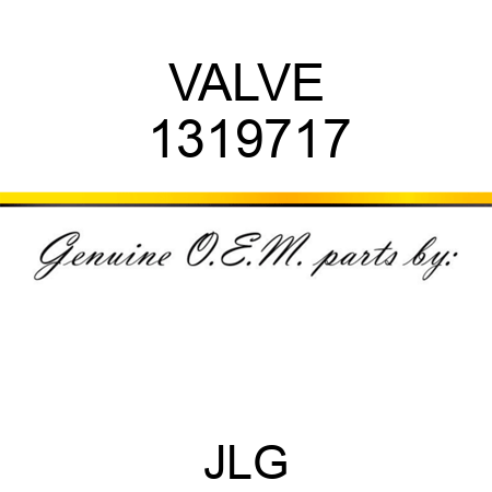 VALVE 1319717